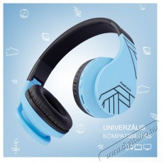 PowerLocus P1 Kids Black/Blue Audio-Video / Hifi / Multim&eacute;dia - F&uuml;l &eacute;s Fejhallgat&oacute;k - Fejhallgat&oacute; mikrofonnal / headset - 525685