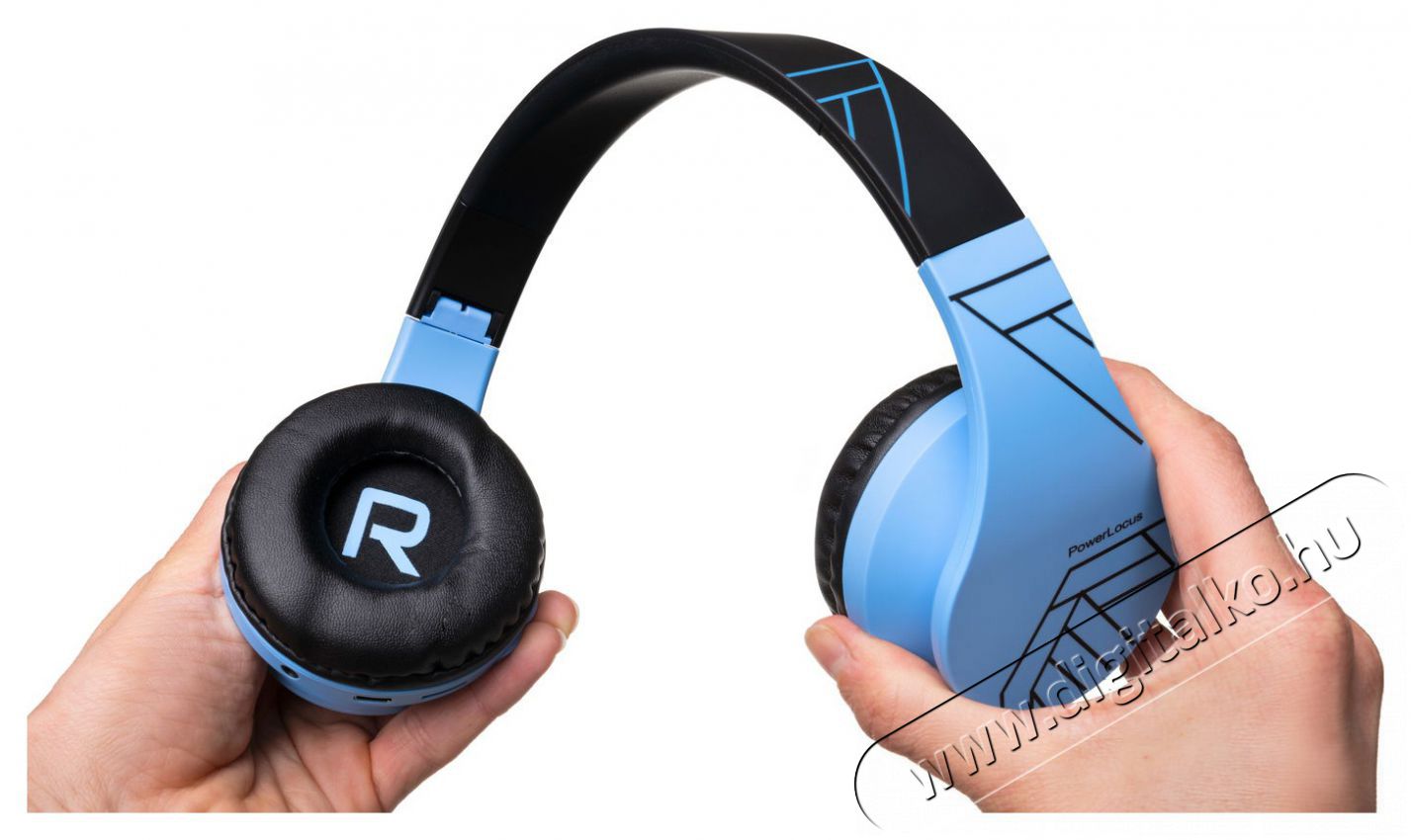 PowerLocus P1 Kids Black/Blue Audio-Video / Hifi / Multim&eacute;dia - F&uuml;l &eacute;s Fejhallgat&oacute;k - Fejhallgat&oacute; mikrofonnal / headset - 525685