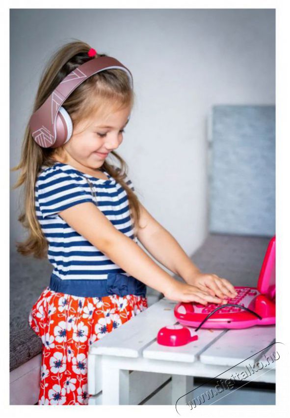 PowerLocus P2 Kids Rose Gold headset Audio-Video / Hifi / Multim&eacute;dia - F&uuml;l &eacute;s Fejhallgat&oacute;k - Fejhallgat&oacute; mikrofonnal / headset - 529030