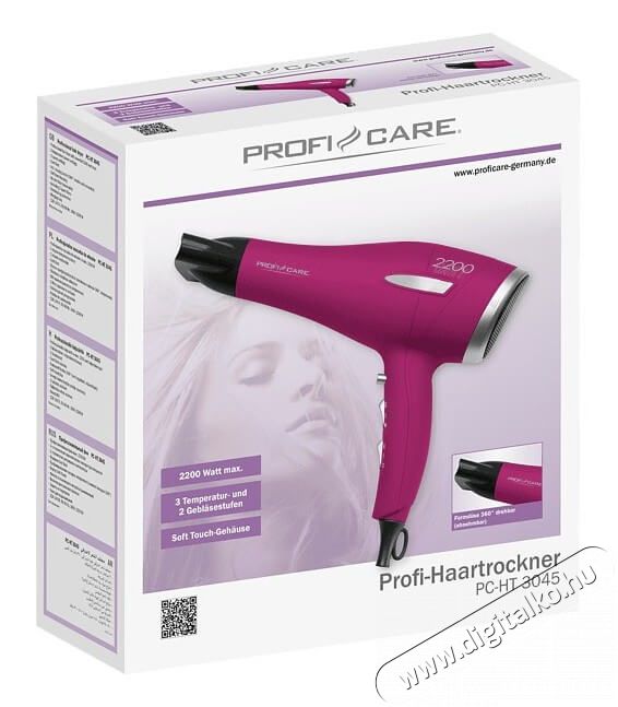 ProfiCare PC-HT 3045 Hajsz&aacute;r&iacute;t&oacute; - lila Sz&eacute;ps&eacute;g&aacute;pol&aacute;s / Eg&eacute;szs&eacute;g - Haj&aacute;pol&aacute;s - Hajsz&aacute;r&iacute;t&oacute; - 360566