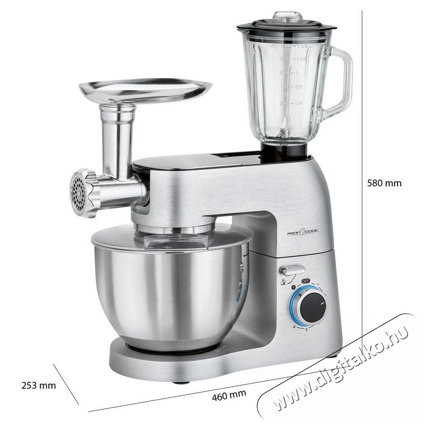 Proficook PC-KM 1189 Konyhai robotg&eacute;p Konyhai term&eacute;kek - Konyhai kisg&eacute;p (elők&eacute;sz&iacute;t&eacute;s / feldolgoz&aacute;s) - Konyhai robotg&eacute;p - 359617