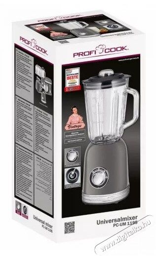 Proficook PC-UM 1195 turmixg&eacute;p - antracit Konyhai term&eacute;kek - Konyhai kisg&eacute;p (elők&eacute;sz&iacute;t&eacute;s / feldolgoz&aacute;s) - Turmixg&eacute;p - 364178