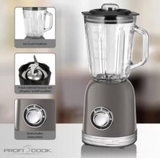 Proficook PC-UM 1195 turmixg&eacute;p - antracit Konyhai term&eacute;kek - Konyhai kisg&eacute;p (elők&eacute;sz&iacute;t&eacute;s / feldolgoz&aacute;s) - Turmixg&eacute;p - 364178