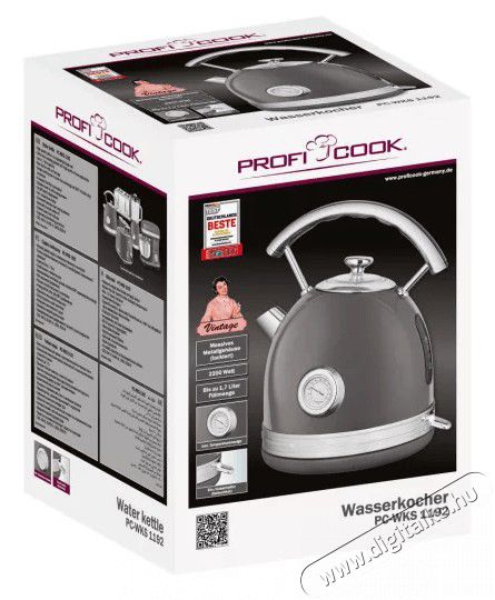 Proficook PC-WKS 1192 v&iacute;zforral&oacute; - anthrazit Konyhai term&eacute;kek - V&iacute;zforral&oacute; / teafőző - 363831