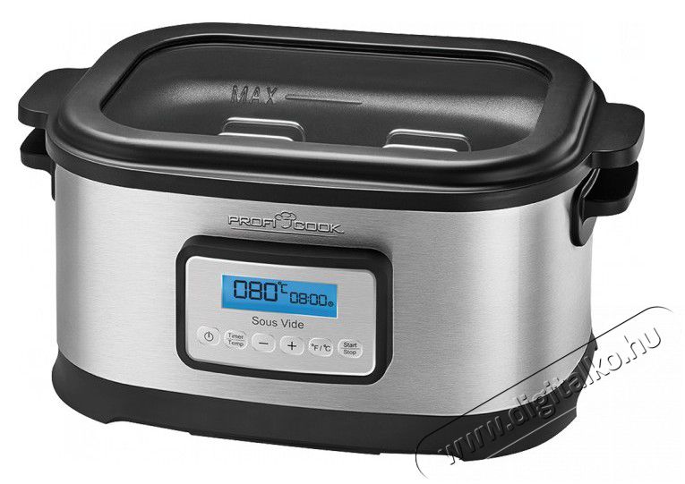 Proficook PC-SV 1112 Sous Vide g&eacute;p Konyhai term&eacute;kek - Konyhai kisg&eacute;p (s&uuml;t&eacute;s / főz&eacute;s / hűt&eacute;s / &eacute;telk&eacute;sz&iacute;t&eacute;s) - Sous Vide főző - 324559