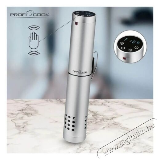 Proficook PC-SV 1159 Silber Sous vide keringetőker&eacute;k Konyhai term&eacute;kek - Konyhai kisg&eacute;p (s&uuml;t&eacute;s / főz&eacute;s / hűt&eacute;s / &eacute;telk&eacute;sz&iacute;t&eacute;s) - Sous Vide főző - 360581