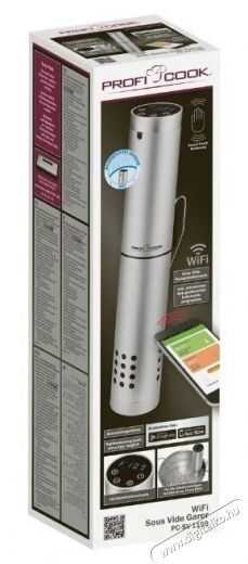 Proficook PC-SV 1159 Silber Sous vide keringetőker&eacute;k Konyhai term&eacute;kek - Konyhai kisg&eacute;p (s&uuml;t&eacute;s / főz&eacute;s / hűt&eacute;s / &eacute;telk&eacute;sz&iacute;t&eacute;s) - Sous Vide főző - 360581