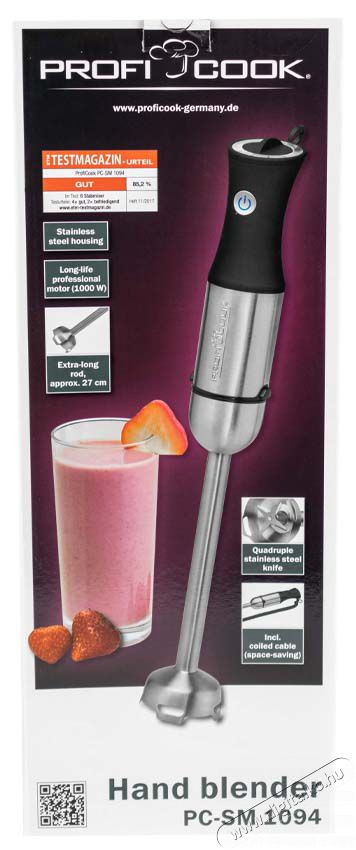Proficook PC-SM 1094 botmixer Konyhai term&eacute;kek - Konyhai kisg&eacute;p (elők&eacute;sz&iacute;t&eacute;s / feldolgoz&aacute;s) - Botmixer - 346151