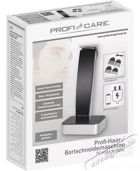 ProfiCare PC-HSM/R 3051 Haj &eacute;s szak&aacute;llny&iacute;r&oacute; - fekete/silver Sz&eacute;ps&eacute;g&aacute;pol&aacute;s / Eg&eacute;szs&eacute;g - Haj&aacute;pol&aacute;s - Haj / szak&aacute;ll v&aacute;g&oacute;, ny&iacute;r&oacute; - 363820