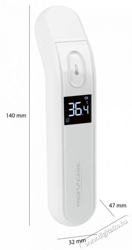 ProfiCare PC-FT 3095 &eacute;rint&eacute;smentes homlokhőm&eacute;rő Sz&eacute;ps&eacute;g&aacute;pol&aacute;s / Eg&eacute;szs&eacute;g - L&aacute;zm&eacute;rő - 373279