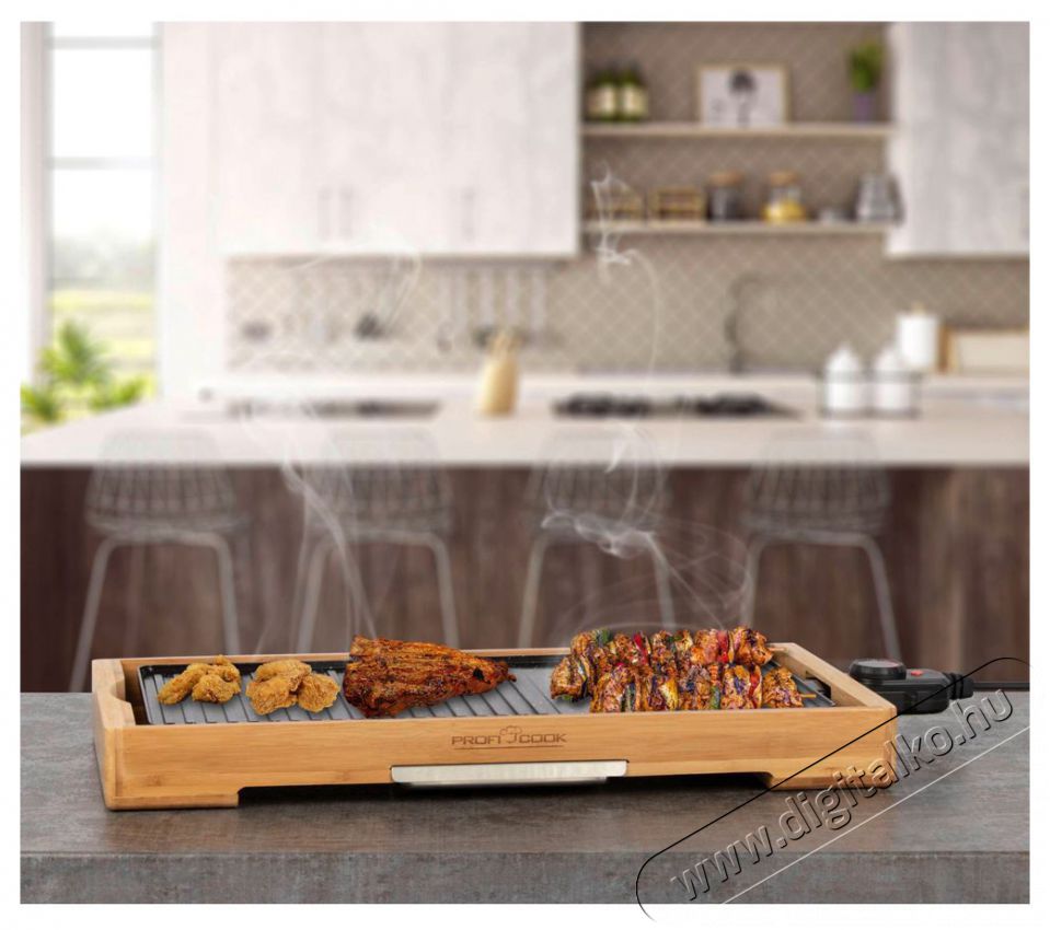 Proficook PC-TYG 1143 teppanyaki grill Konyhai term&eacute;kek - Konyhai kisg&eacute;p (s&uuml;t&eacute;s / főz&eacute;s / hűt&eacute;s / &eacute;telk&eacute;sz&iacute;t&eacute;s) - Kontakt grill s&uuml;tő / s&uuml;tőlap - 360094