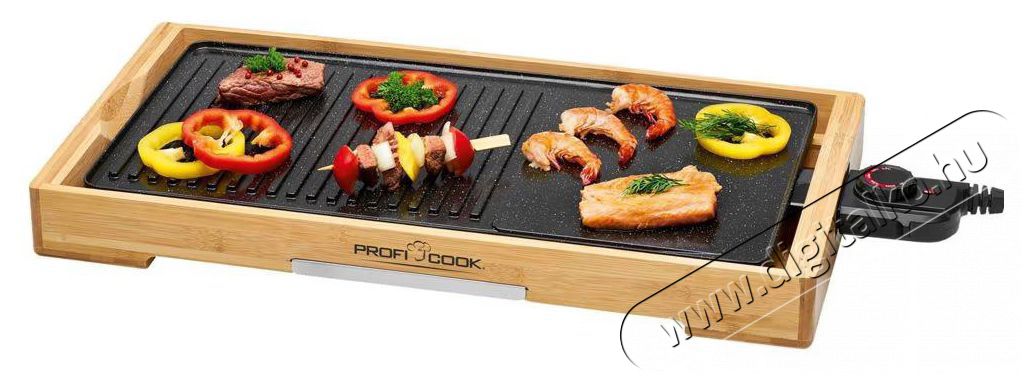 Proficook PC-TYG 1143 teppanyaki grill Konyhai term&eacute;kek - Konyhai kisg&eacute;p (s&uuml;t&eacute;s / főz&eacute;s / hűt&eacute;s / &eacute;telk&eacute;sz&iacute;t&eacute;s) - Kontakt grill s&uuml;tő / s&uuml;tőlap - 360094