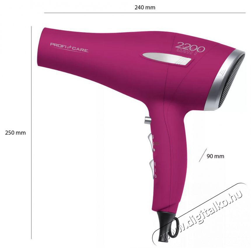 ProfiCare PC-HT 3045 Hajsz&aacute;r&iacute;t&oacute; - lila Sz&eacute;ps&eacute;g&aacute;pol&aacute;s / Eg&eacute;szs&eacute;g - Haj&aacute;pol&aacute;s - Hajsz&aacute;r&iacute;t&oacute; - 360566
