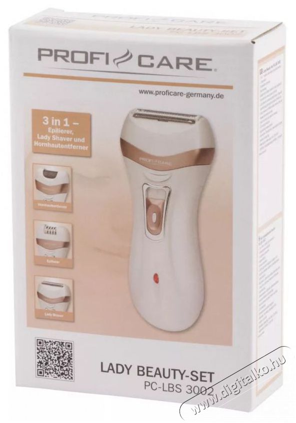 ProfiCare PC-LBS 3002 női sz&eacute;ps&eacute;g&aacute;pol&oacute; szett Sz&eacute;ps&eacute;g&aacute;pol&aacute;s / Eg&eacute;szs&eacute;g - Szőrtelen&iacute;tő / borotva - Női szőrtelen&iacute;tő - 347976