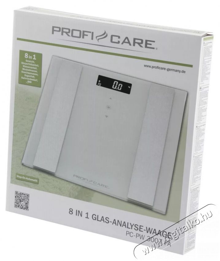 ProfiCare PC-PW 3007 szem&eacute;lym&eacute;rleg - feh&eacute;r Sz&eacute;ps&eacute;g&aacute;pol&aacute;s / Eg&eacute;szs&eacute;g - M&eacute;rleg - Szem&eacute;ly m&eacute;rleg - 347981