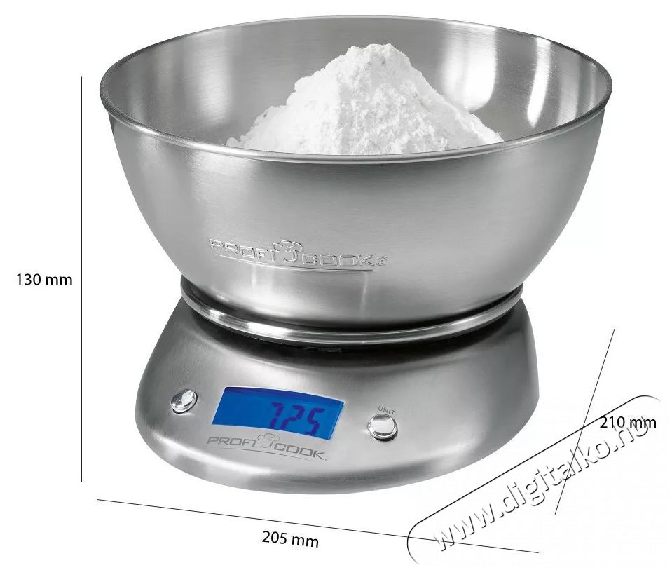 Proficook PC-KW 1040 t&aacute;las konyhai m&eacute;rleg Konyhai term&eacute;kek - Konyhai m&eacute;rleg - 348003