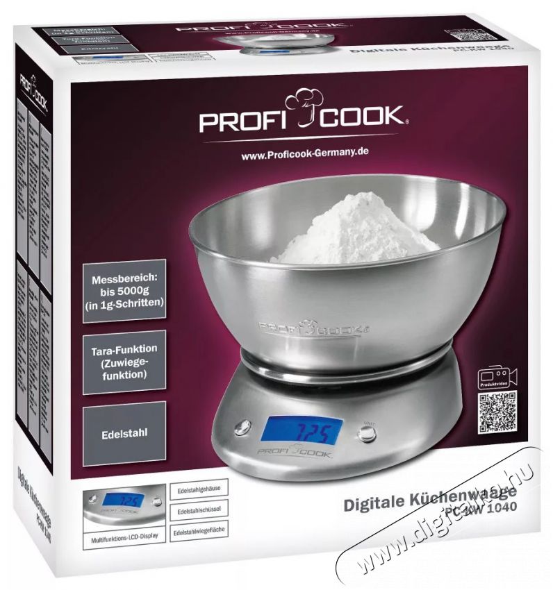 Proficook PC-KW 1040 t&aacute;las konyhai m&eacute;rleg Konyhai term&eacute;kek - Konyhai m&eacute;rleg - 348003