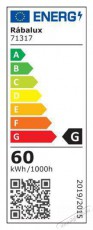 R&Aacute;BALUX Taneli2 71317 H&aacute;ztart&aacute;s / Otthon / K&uuml;lt&eacute;r - Vil&aacute;g&iacute;t&aacute;s / elektromoss&aacute;g - Fali / mennyezeti l&aacute;mpa - 512233
