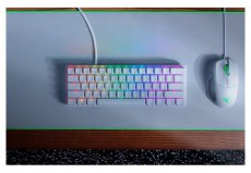 Razer Huntsman Mini Mercury Edition (Purple Switch) US RGB gamer billentyűzet Iroda &eacute;s sz&aacute;m&iacute;t&aacute;stechnika - Billentyűzet / billentyűzet szett - Vezet&eacute;kes - 440683