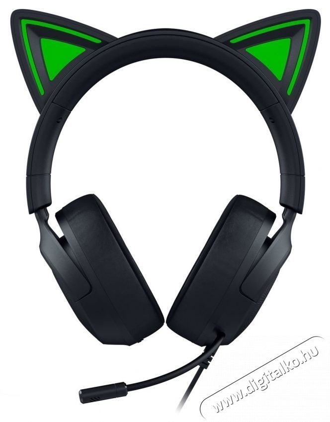 Razer Kraken Kitty V3 X - Black gamer fejhallgat&oacute; Audio-Video / Hifi / Multim&eacute;dia - F&uuml;l &eacute;s Fejhallgat&oacute;k - Fejhallgat&oacute; mikrofonnal / headset - 535641