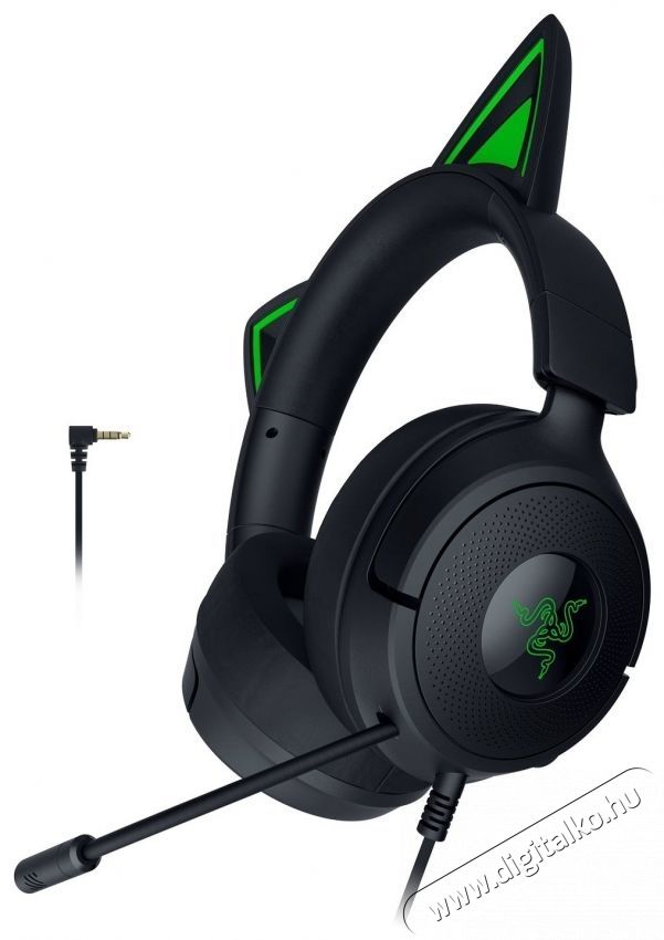 Razer Kraken Kitty V3 X - Black gamer fejhallgat&oacute; Audio-Video / Hifi / Multim&eacute;dia - F&uuml;l &eacute;s Fejhallgat&oacute;k - Fejhallgat&oacute; mikrofonnal / headset - 535641