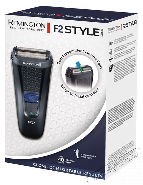 Remington F2002 Style Series F2 rezgők&eacute;ses borotva Sz&eacute;ps&eacute;g&aacute;pol&aacute;s / Eg&eacute;szs&eacute;g - Szőrtelen&iacute;tő / borotva - F&eacute;rfi borotva - 501920