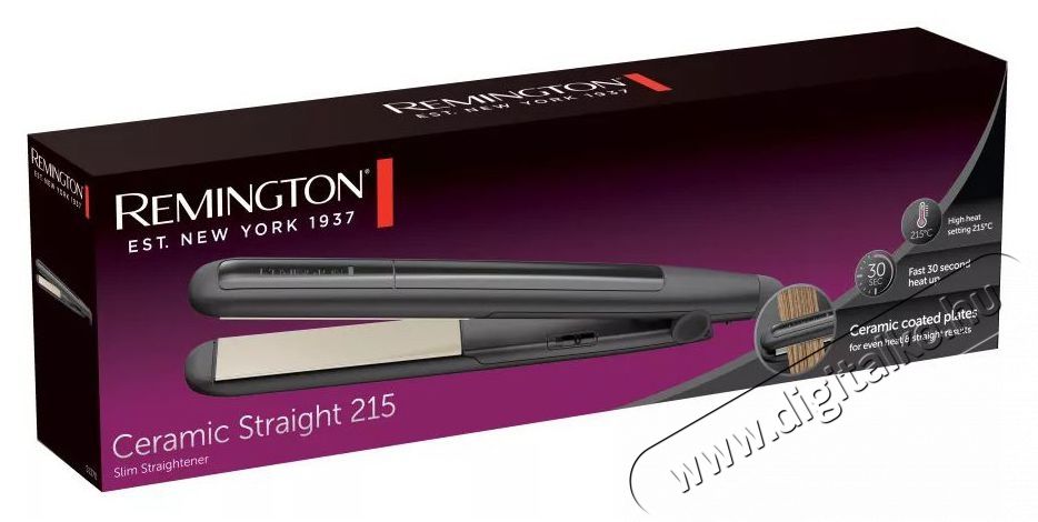 Remington S1370 Ceramic Straight 215 Sz&eacute;ps&eacute;g&aacute;pol&aacute;s / Eg&eacute;szs&eacute;g - Haj&aacute;pol&aacute;s - Hajvasal&oacute; / egyenes&iacute;tő - 506639