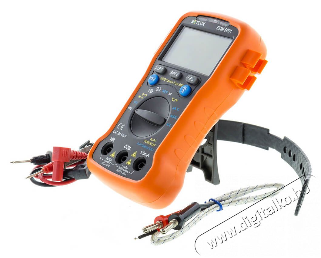 Retlux RDM 5001 digit&aacute;lis multim&eacute;ter H&aacute;ztart&aacute;s / Otthon / K&uuml;lt&eacute;r - Szersz&aacute;m - M&eacute;rőműszer - 329136