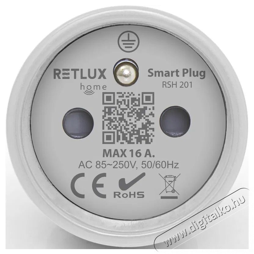 Retlux RSH 201, FR 16A H&aacute;ztart&aacute;s / Otthon / K&uuml;lt&eacute;r - Okos otthon - Okos konnektor - 521137
