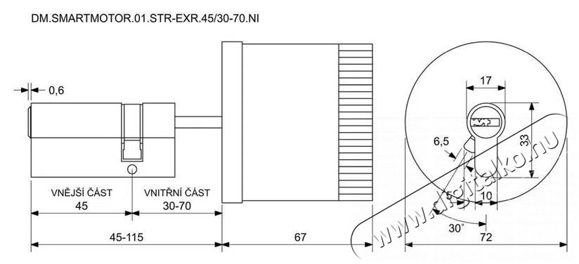 Richter Czech  DM. Smartmotor.01.STR - EXR. 45/30 - 70.NI H&aacute;ztart&aacute;s / Otthon / K&uuml;lt&eacute;r - Okos otthon - Kieg&eacute;sz&iacute;tő - 519686