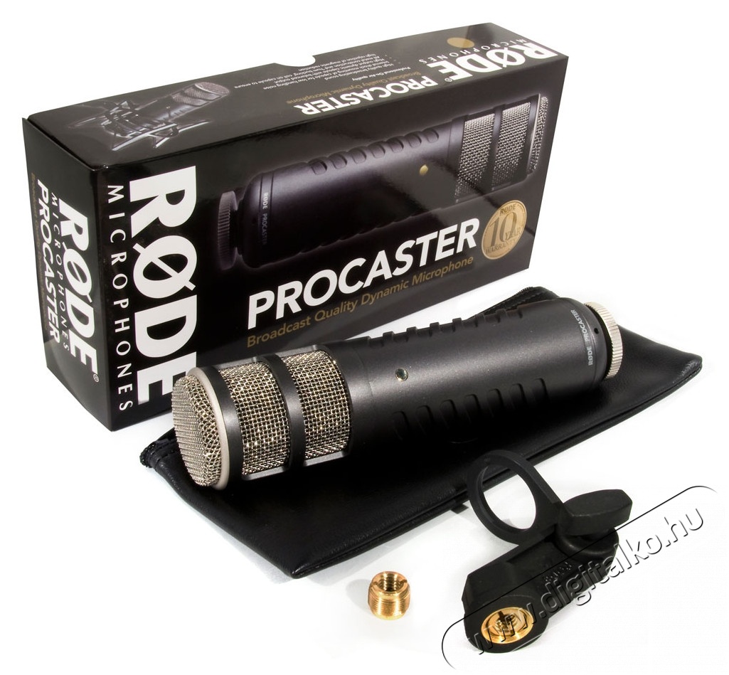 Rode Procaster broadcast minős&eacute;gű dinamikus mikrofon r&aacute;di&oacute;knak Fot&oacute;-Vide&oacute; kieg&eacute;sz&iacute;tők - Mikrofon - Mikrofon r&aacute;di&oacute;knak - 256516