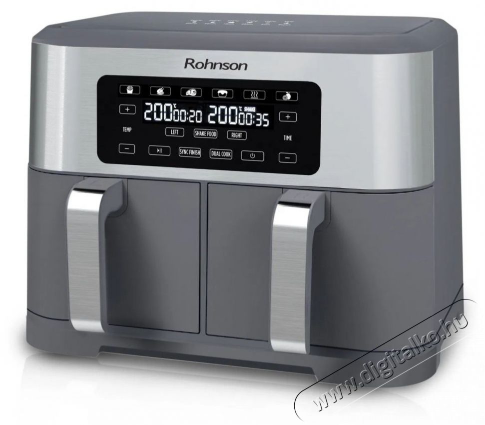 Rohnson R-2844 - 2x 4,25l Konyhai term&eacute;kek - Konyhai kisg&eacute;p (s&uuml;t&eacute;s / főz&eacute;s / hűt&eacute;s / &eacute;telk&eacute;sz&iacute;t&eacute;s) - L&eacute;gkever&eacute;ses főzőg&eacute;p / elektromos kukta / multifunkci&oacute;s s&uuml;tő - 521212