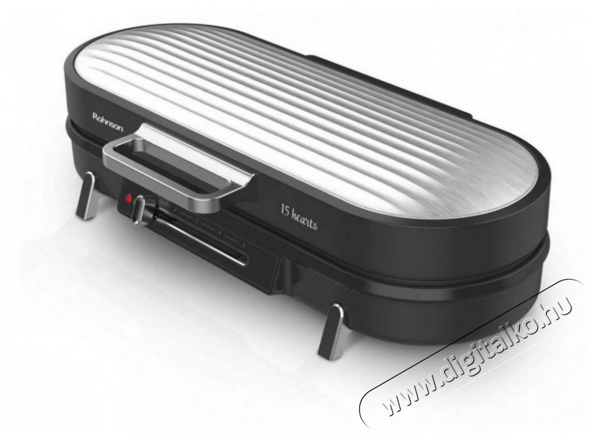 Rohnson R-2206 15 Hearts Konyhai term&eacute;kek - Konyhai kisg&eacute;p (s&uuml;t&eacute;s / főz&eacute;s / hűt&eacute;s / &eacute;telk&eacute;sz&iacute;t&eacute;s) - Melegszendvics / gofri s&uuml;tő - 529950
