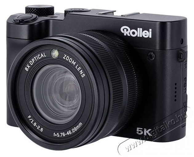 Rollei Powerflex X8 Dual Lens F&eacute;nyk&eacute;pezőg&eacute;p / kamera - Mem&oacute;riak&aacute;rty&aacute;s videokamera - Kompakt - 520063