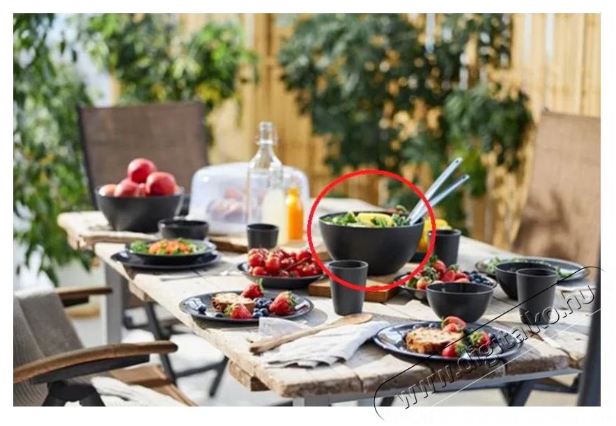 Rotho Caruba, 23cm, 3l Konyhai term&eacute;kek - Ed&eacute;ny - Grill serpenyő / grill t&aacute;l - 527910