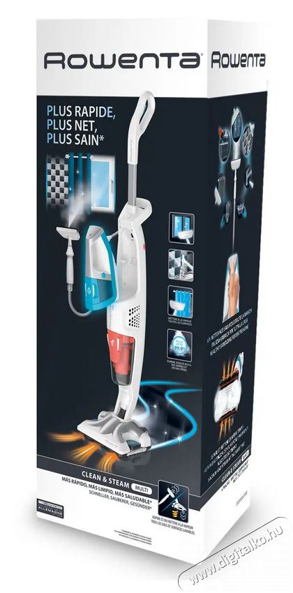Rowenta RY8544WH Clean & Steam Multi gőztiszt&iacute;t&oacute;s porsz&iacute;v&oacute; H&aacute;ztart&aacute;s / Otthon / K&uuml;lt&eacute;r - Porsz&iacute;v&oacute; / takar&iacute;t&oacute;g&eacute;p - K&eacute;zi / &aacute;ll&oacute; porsz&iacute;v&oacute; - 355195