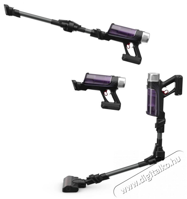 Rowenta RH2038WO X-Force Flex 9.60 Allergy Vezet&eacute;kn&eacute;lk&uuml;li r&uacute;dporsz&iacute;v&oacute;, 3 az 1-ben, 100AW, 18V, Fekete/Lila H&aacute;ztart&aacute;s / Otthon / K&uuml;lt&eacute;r - Porsz&iacute;v&oacute; / takar&iacute;t&oacute;g&eacute;p - K&eacute;zi / &aacute;ll&oacute; porsz&iacute;v&oacute; - 493753