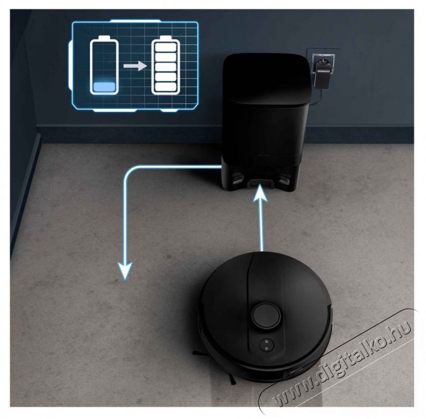 Rowenta RR91D5WH X-PLORER S135+ Detect 5000 PA Robotporsz&iacute;v&oacute; H&aacute;ztart&aacute;s / Otthon / K&uuml;lt&eacute;r - Porsz&iacute;v&oacute; / takar&iacute;t&oacute;g&eacute;p - Robotporsz&iacute;v&oacute; - 503632