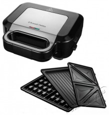 Russell Hobbs 26810-56/RH Creations 3in1 fekete gorfi - grill/panini - szendvicss&uuml;tő Konyhai term&eacute;kek - Konyhai kisg&eacute;p (s&uuml;t&eacute;s / főz&eacute;s / hűt&eacute;s / &eacute;telk&eacute;sz&iacute;t&eacute;s) - Melegszendvics / gofri s&uuml;tő - 502102