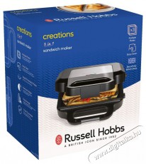 Russell Hobbs 26810-56/RH Creations 3in1 fekete gorfi - grill/panini - szendvicss&uuml;tő Konyhai term&eacute;kek - Konyhai kisg&eacute;p (s&uuml;t&eacute;s / főz&eacute;s / hűt&eacute;s / &eacute;telk&eacute;sz&iacute;t&eacute;s) - Melegszendvics / gofri s&uuml;tő - 502102