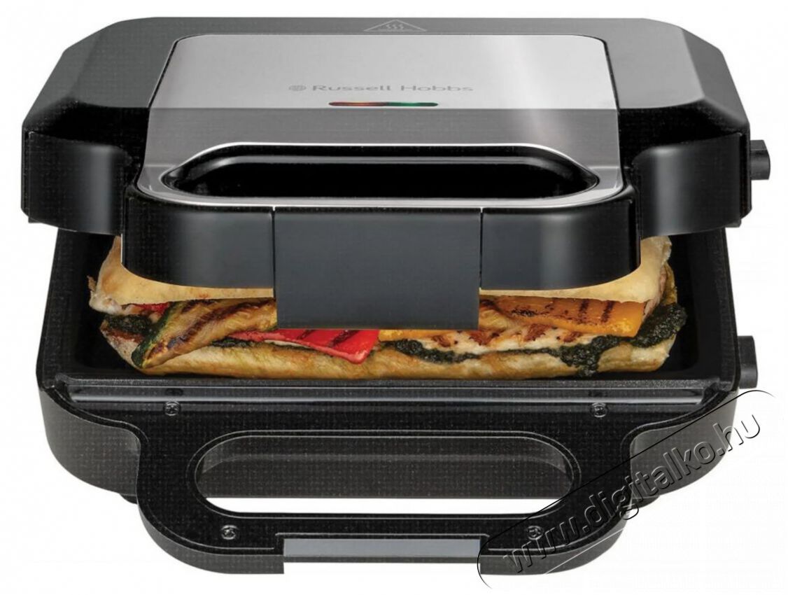 Russell Hobbs 26810-56/RH Creations 3in1 fekete gorfi - grill/panini - szendvicss&uuml;tő Konyhai term&eacute;kek - Konyhai kisg&eacute;p (s&uuml;t&eacute;s / főz&eacute;s / hűt&eacute;s / &eacute;telk&eacute;sz&iacute;t&eacute;s) - Melegszendvics / gofri s&uuml;tő - 502102