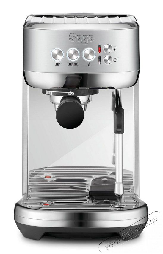 Sage SES500 BSS eszpressz&oacute; k&aacute;v&eacute;főző - inox Konyhai term&eacute;kek - K&aacute;v&eacute;főző / k&aacute;v&eacute;&ouml;rlő / kieg&eacute;sz&iacute;tő - Pressz&oacute; k&aacute;v&eacute;főző - 345938