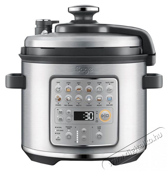 Sage SPR680BSS inox lass&uacute;főző &eacute;s sous vide ed&eacute;ny Konyhai term&eacute;kek - Ed&eacute;ny - Gyorsforral&oacute; - 414699