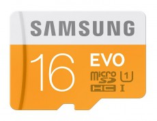 SAMSUNG microSD 16GB EVO UHS-1 MB-MP16DC/EU - Mem&oacute;ria k&aacute;rtya / Pendrive - MicroSD / MicroSDHC k&aacute;rtya - 302647