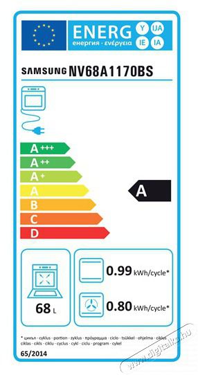 SAMSUNG NV68A1170BS/OL ez&uuml;st be&eacute;p&iacute;thető s&uuml;tő Konyhai term&eacute;kek - S&uuml;tő-főzőlap, tűzhely (be&eacute;p&iacute;thető) - S&uuml;tő (be&eacute;p&iacute;thető) - 459302