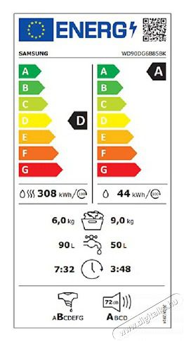SAMSUNG WD90DG6B85BKU4 mos&oacute;-sz&aacute;r&iacute;t&oacute;g&eacute;p H&aacute;ztart&aacute;s / Otthon / K&uuml;lt&eacute;r - Mos&oacute;g&eacute;p / sz&aacute;r&iacute;t&oacute;g&eacute;p - Mos&oacute;-sz&aacute;r&iacute;t&oacute;g&eacute;p - 501463