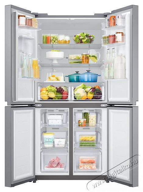 SAMSUNG RF48A401EM9/EO Konyhai term&eacute;kek - Hűtő, fagyaszt&oacute; (szabadon&aacute;ll&oacute;) - Amerikai t&iacute;pus&uacute; Side By Side hűtő - 509358