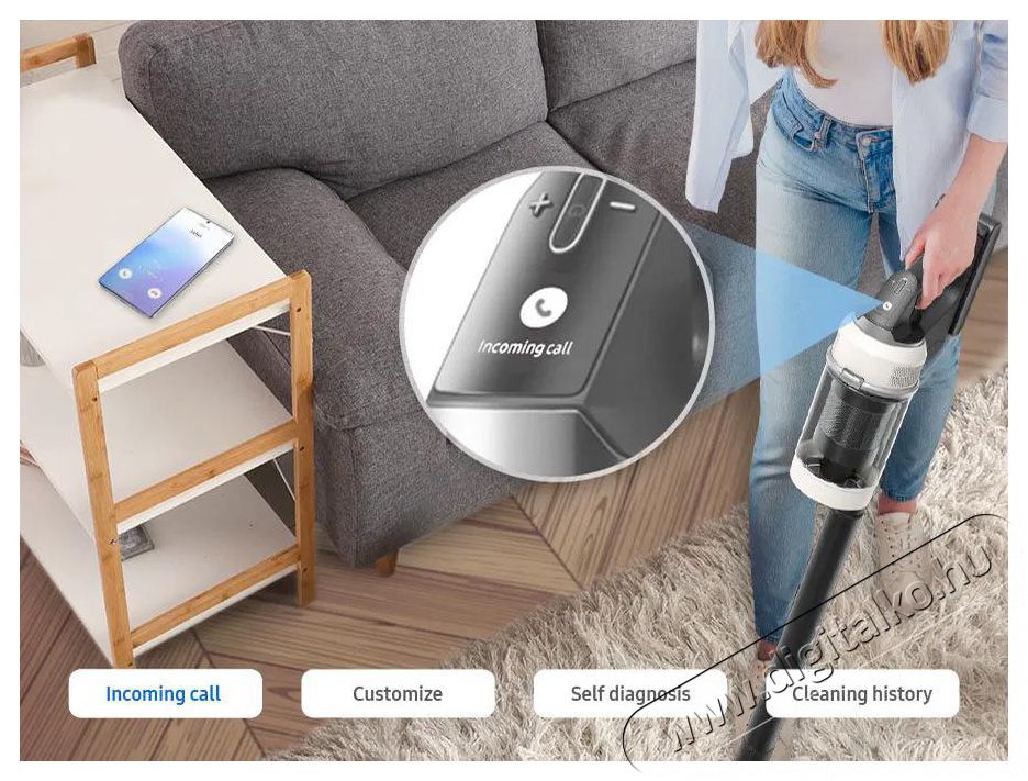 SAMSUNG VS80F28DES/GE Bespoke AI Jet Lite complete extra H&aacute;ztart&aacute;s / Otthon / K&uuml;lt&eacute;r - Porsz&iacute;v&oacute; / takar&iacute;t&oacute;g&eacute;p - K&eacute;zi / &aacute;ll&oacute; porsz&iacute;v&oacute; - 519131