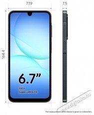 SAMSUNG Galaxy A17 5G 8GB / 256GB Black Mobil / Kommunik&aacute;ci&oacute; / Smart - Okostelefon - Android - 521314