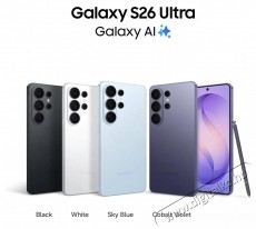 SAMSUNG Galaxy S26 Ultra 12GB/512GB Feh&eacute;r Mobil / Kommunik&aacute;ci&oacute; / Smart - Okostelefon - Android - 537991